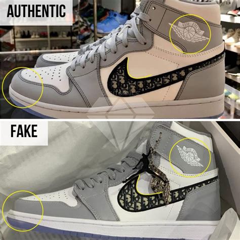 air dior fakes|dior jordan 1 high spotting.